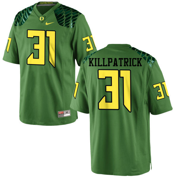 Men #31 Sean Killpatrick Oregon Ducks College Football Jerseys-Apple Green